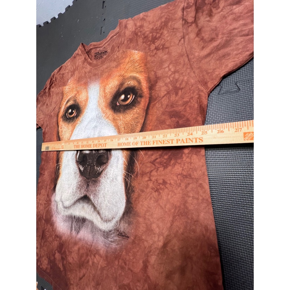 The Mountain Beagle‎ Dog Face Graphic Tie Dye acid T-Shirt sz 2XL Novelty 2011 - Picture 6 of 7